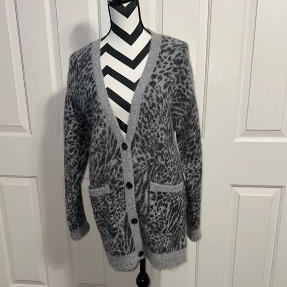 RAILS Oslo Alpaca Wool Animal Print Sweater - Picture 1 of 6